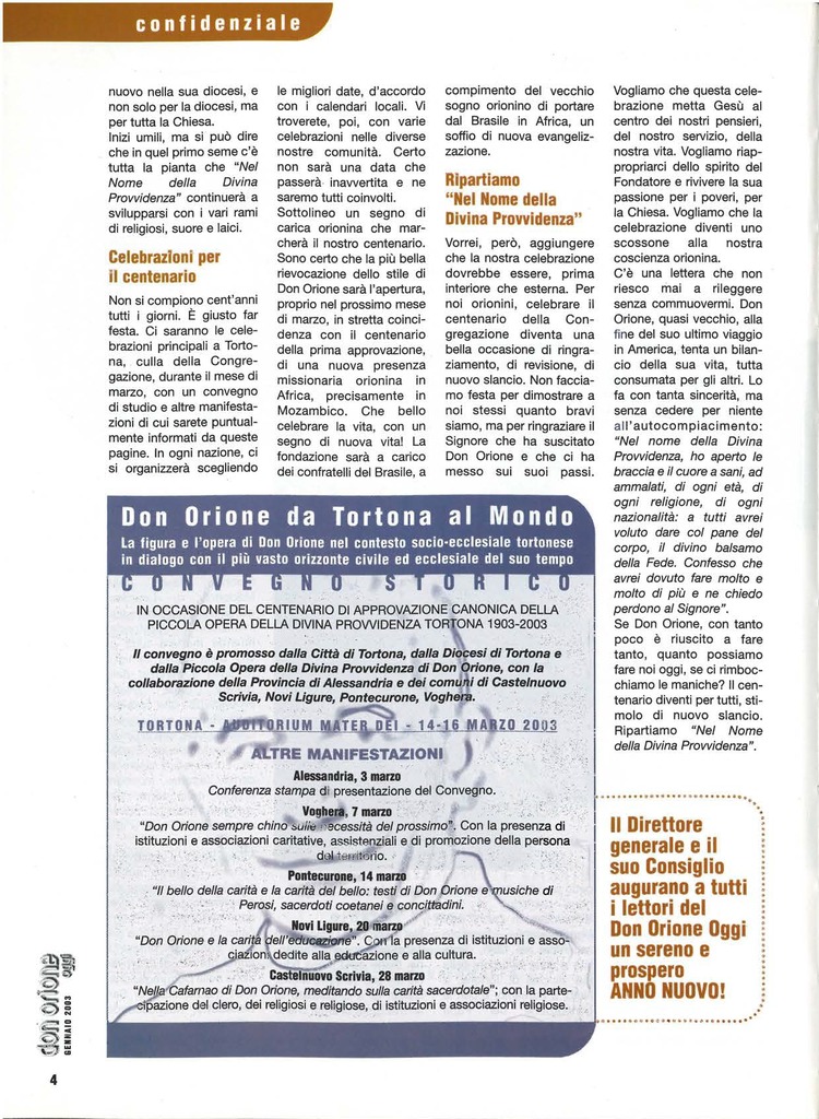 Don Orione oggi, 2003, 01, pagina 4
