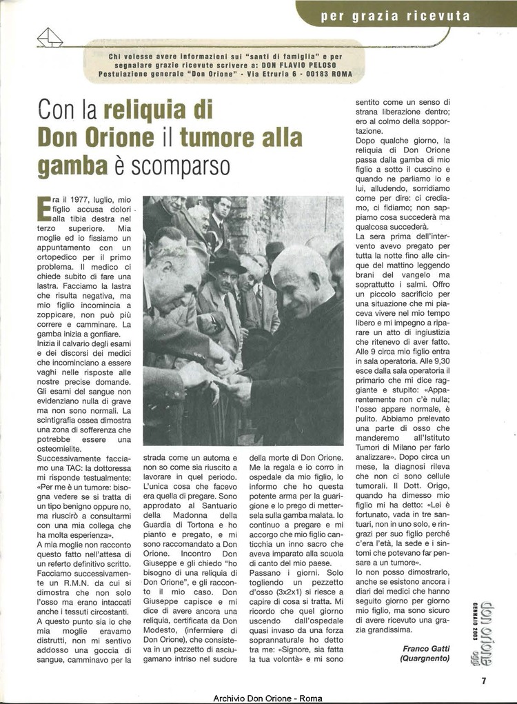 Don Orione oggi, 2003, 01, pagina 7