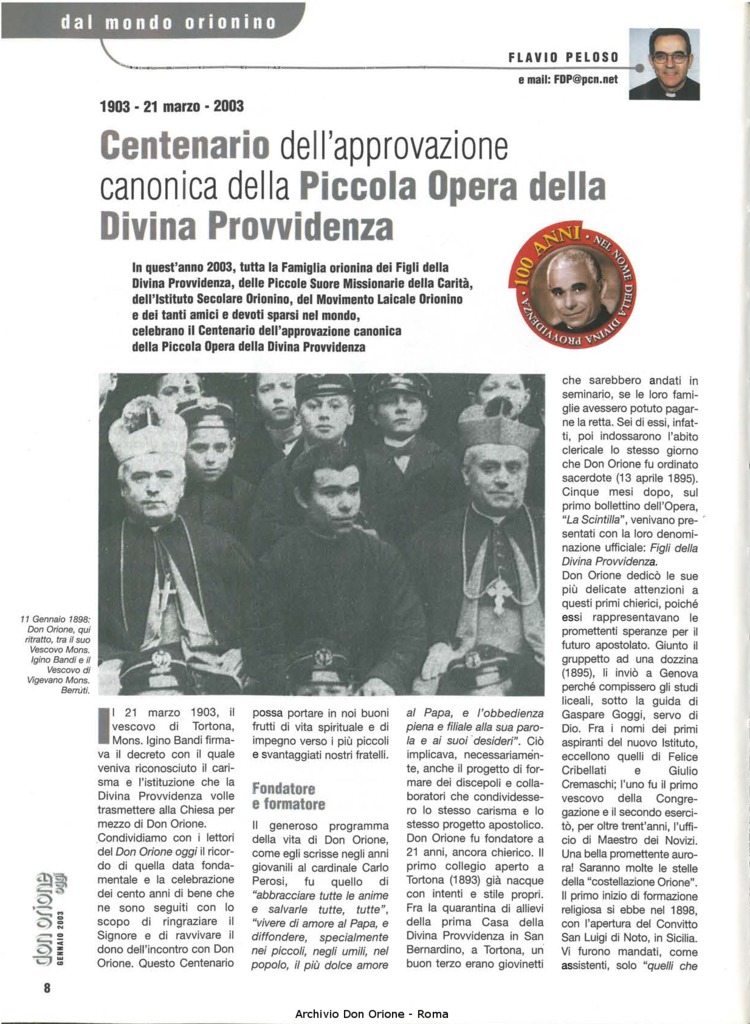 Don Orione oggi, 2003, 01, pagina 8