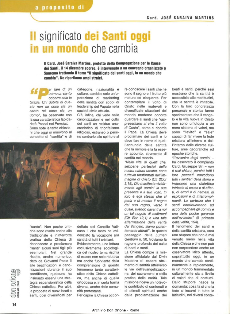 Don Orione oggi, 2003, 01, pagina 14