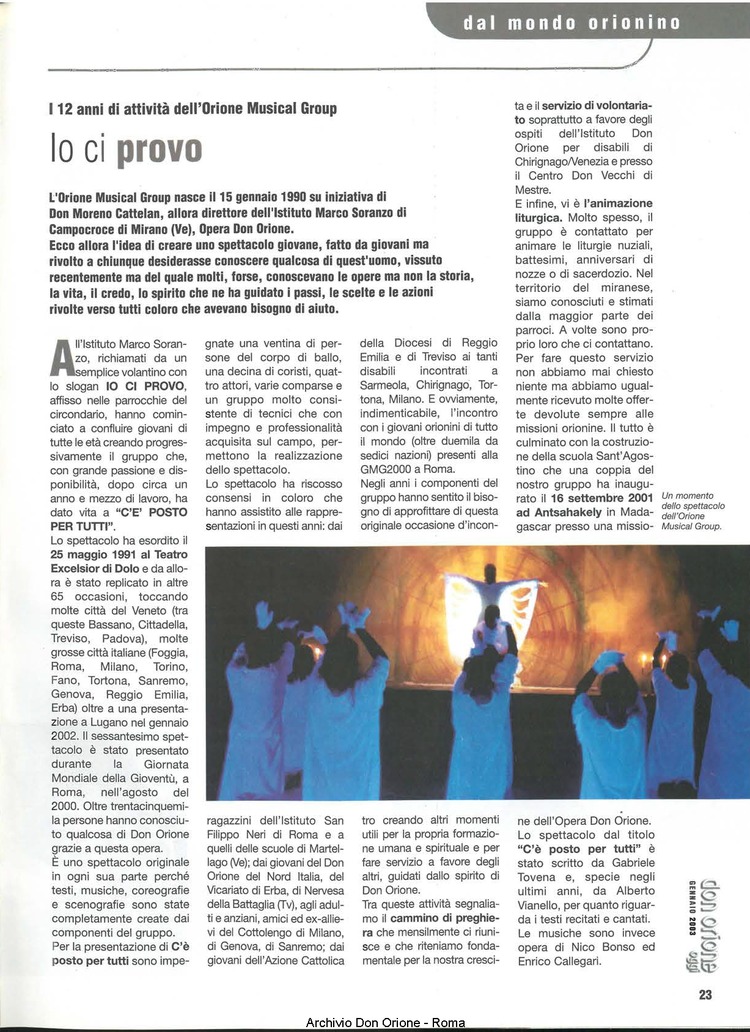 Don Orione oggi, 2003, 01, pagina 23