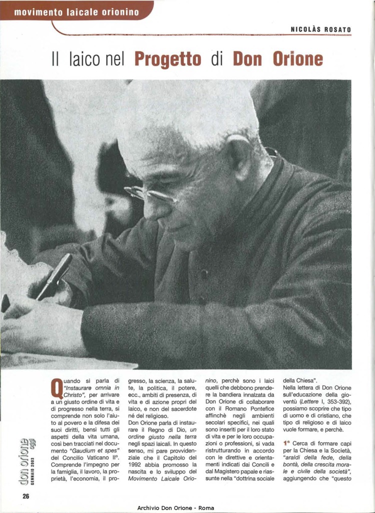 Don Orione oggi, 2003, 01, pagina 26