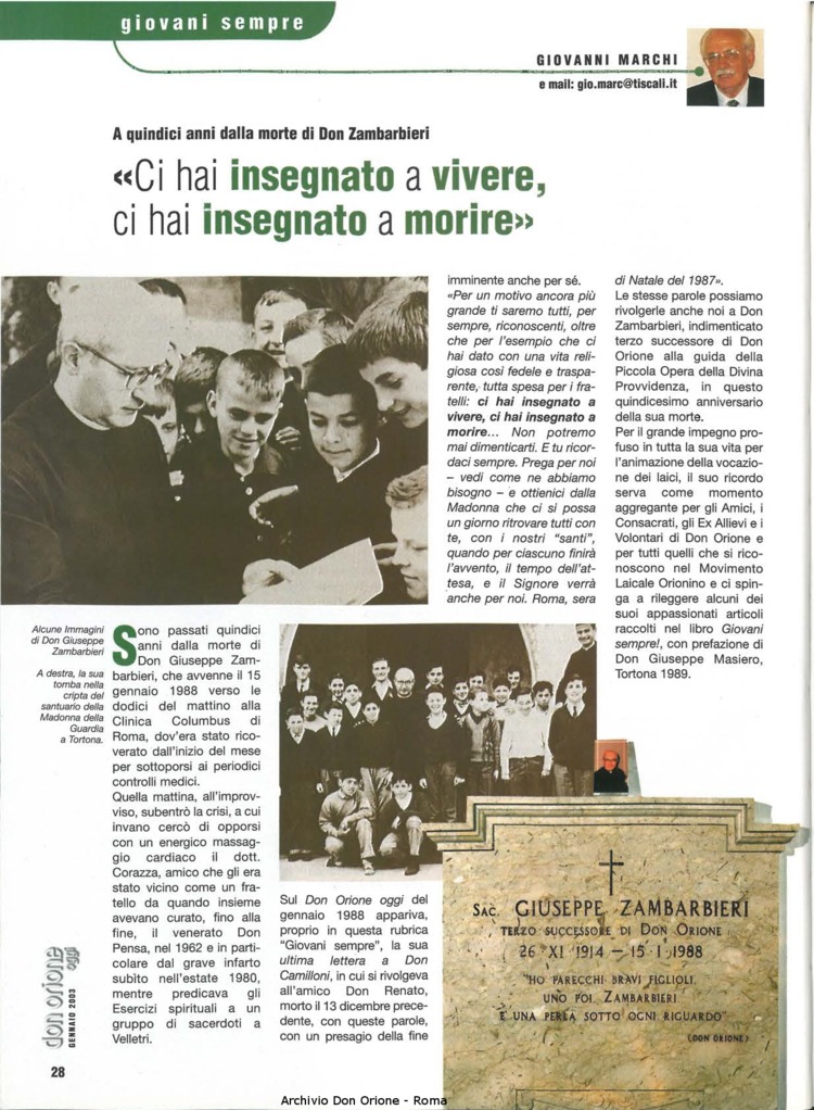 Don Orione oggi, 2003, 01, pagina 28