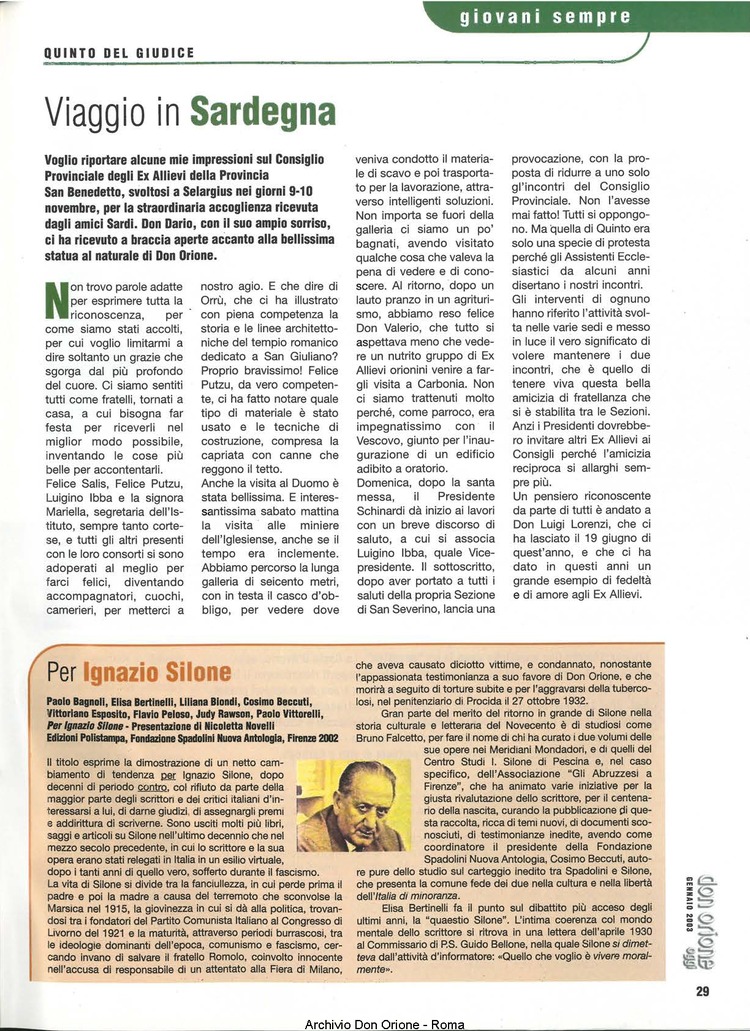 Don Orione oggi, 2003, 01, pagina 29