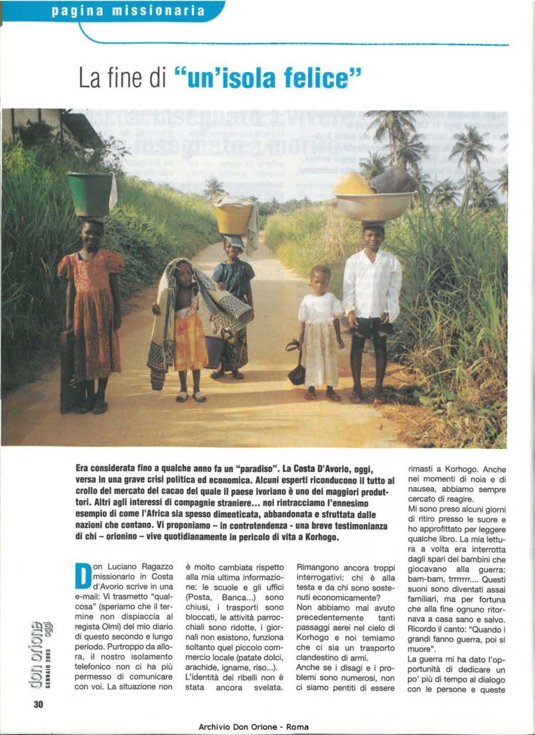 Don Orione oggi, 2003, 01, pagina 30