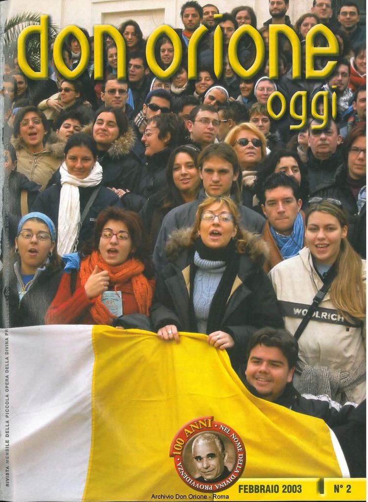 Don Orione oggi, 2003, 02, pagina 1