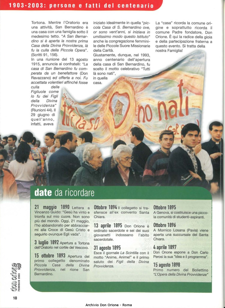 Don Orione oggi, 2003, 02, pagina 10