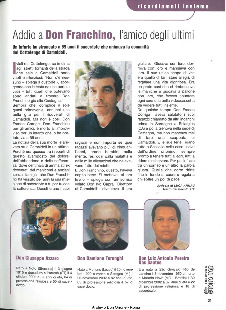 Don Orione oggi, 2003, 02, pagina 31