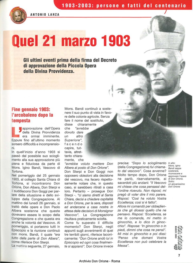 Don Orione oggi, 2003, 03, pagina 7