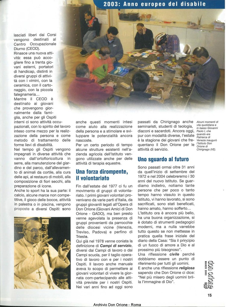Don Orione oggi, 2003, 03, pagina 15