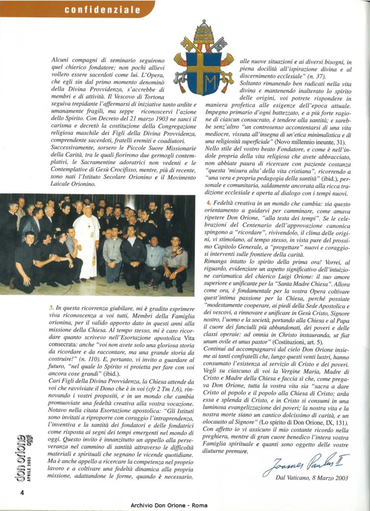 Don Orione oggi, 2003, 04, pagina 4