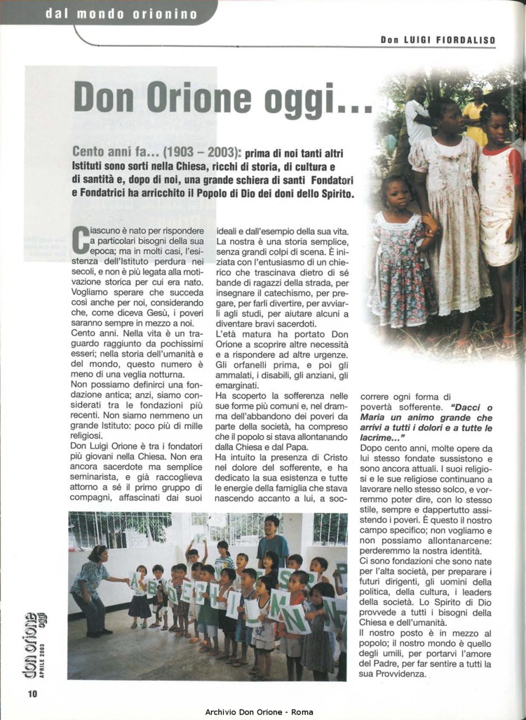 Don Orione oggi, 2003, 04, pagina 10