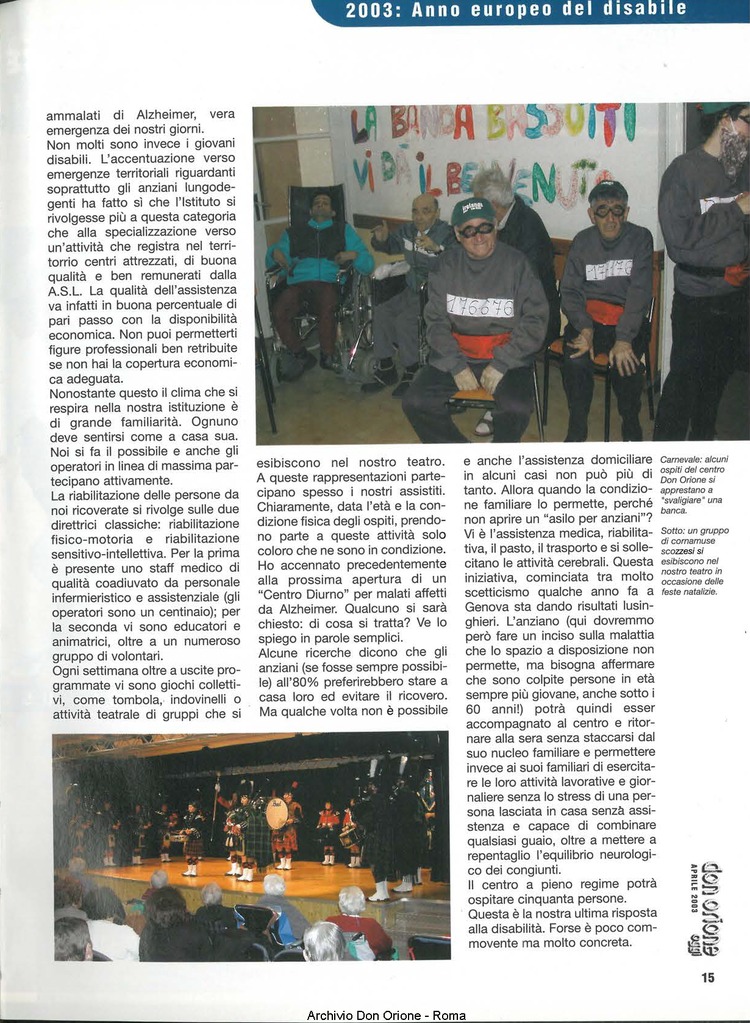 Don Orione oggi, 2003, 04, pagina 15