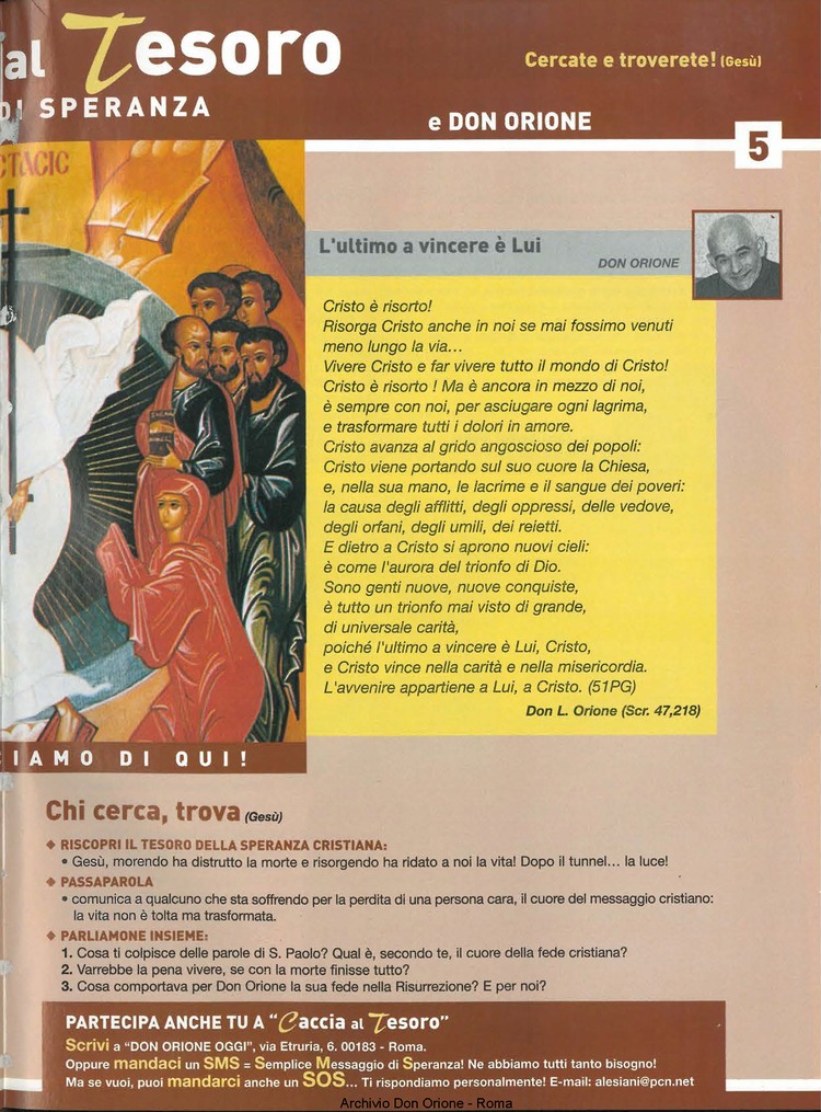 Don Orione oggi, 2003, 04, pagina 17