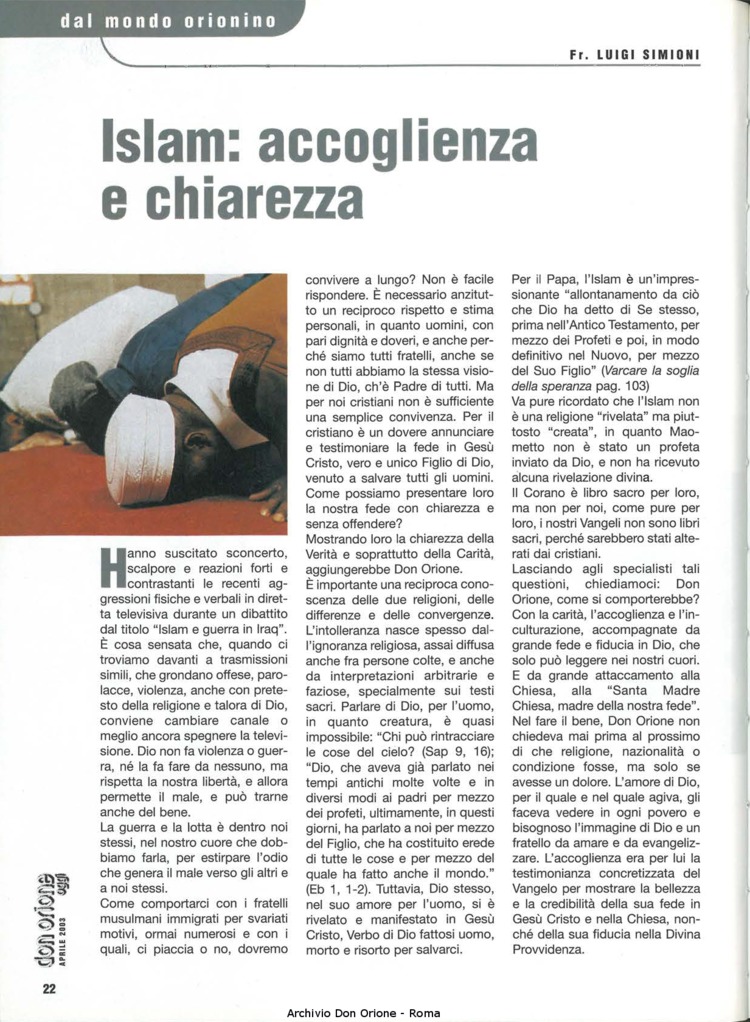 Don Orione oggi, 2003, 04, pagina 22