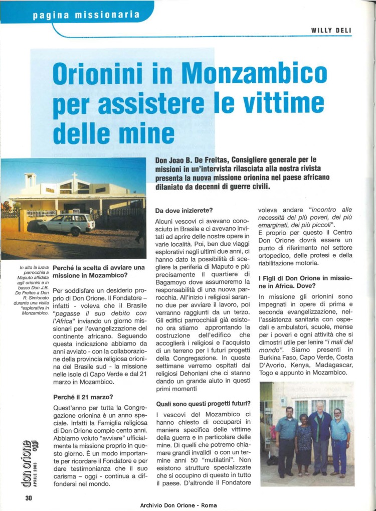 Don Orione oggi, 2003, 04, pagina 30