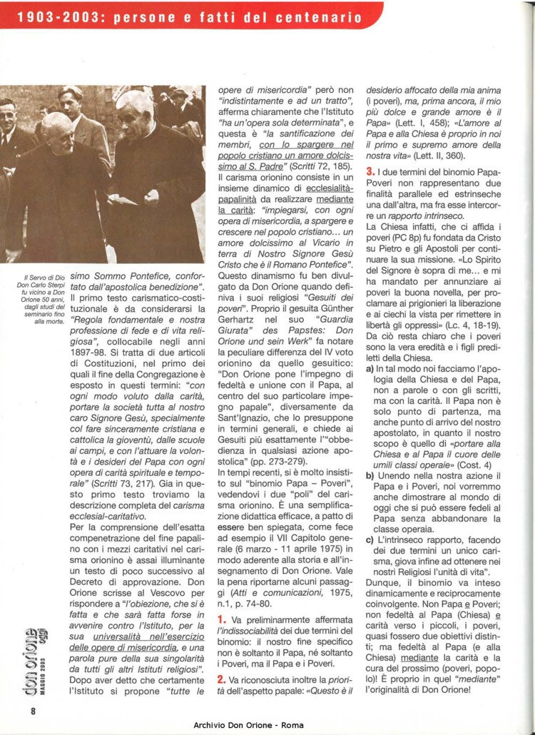 Don Orione oggi, 2003, 05, pagina 8
