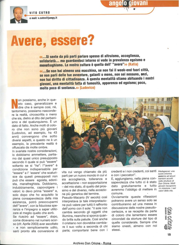 Don Orione oggi, 2003, 05, pagina 19