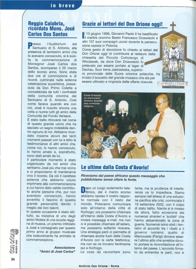 Don Orione oggi, 2003, 05, pagina 24