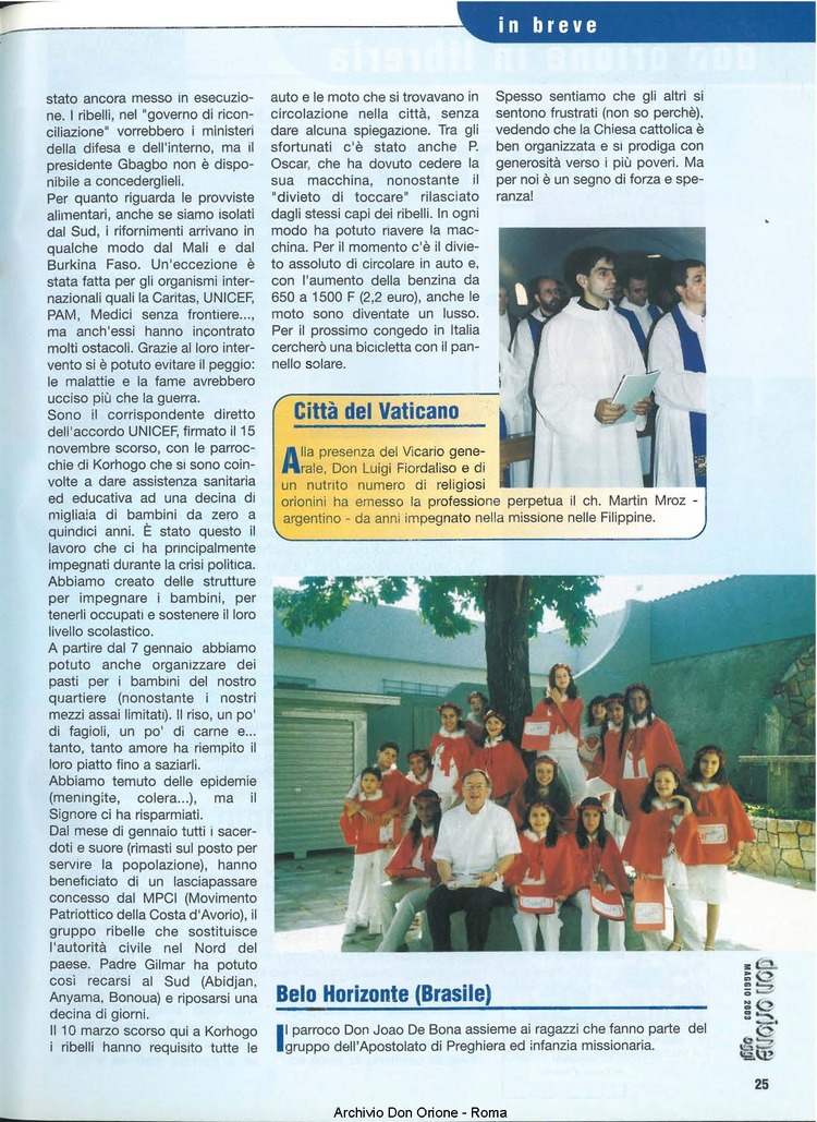 Don Orione oggi, 2003, 05, pagina 25