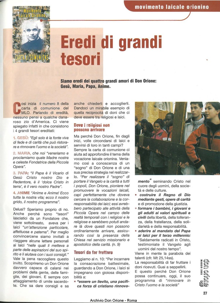 Don Orione oggi, 2003, 05, pagina 27