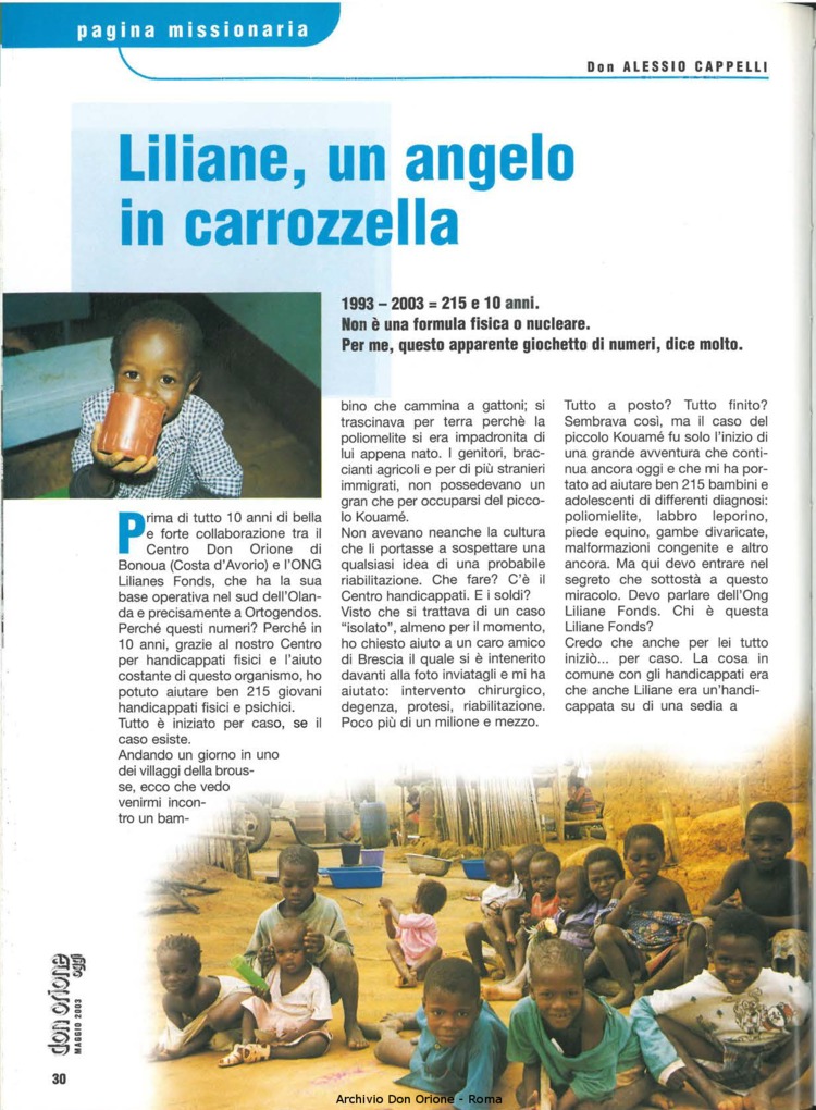 Don Orione oggi, 2003, 05, pagina 30
