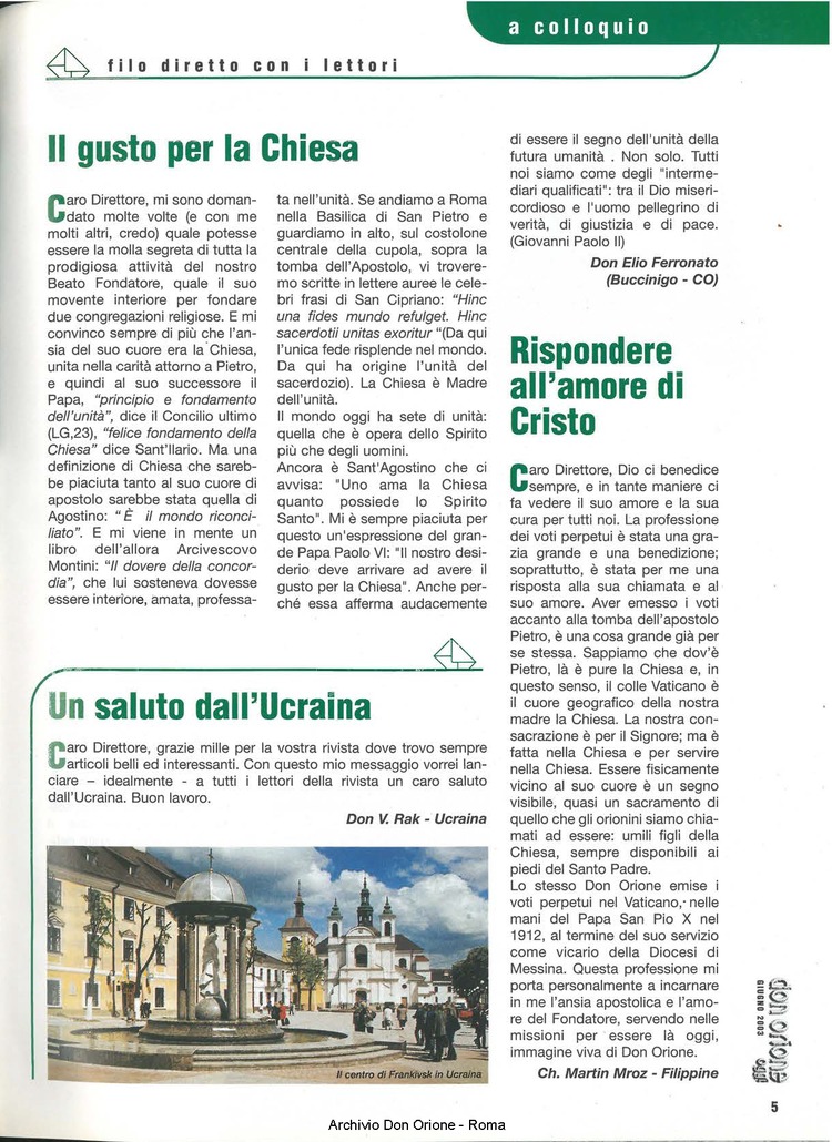 Don Orione oggi, 2003, 06, pagina 5