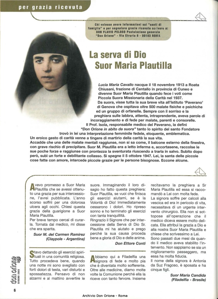 Don Orione oggi, 2003, 06, pagina 6