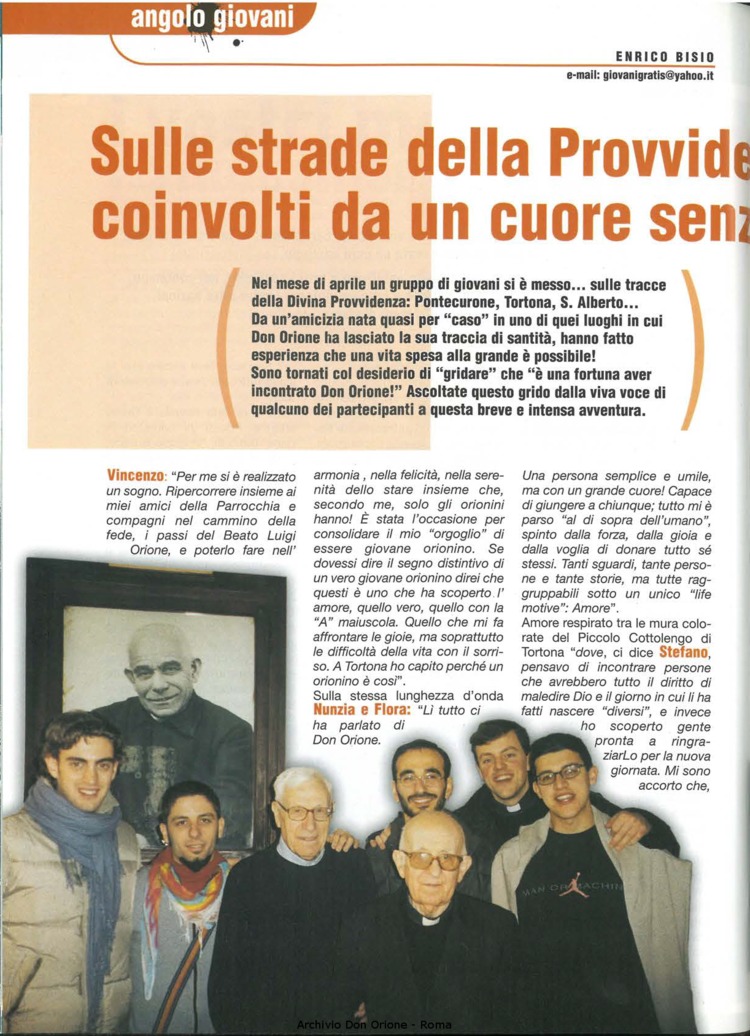 Don Orione oggi, 2003, 06, pagina 20