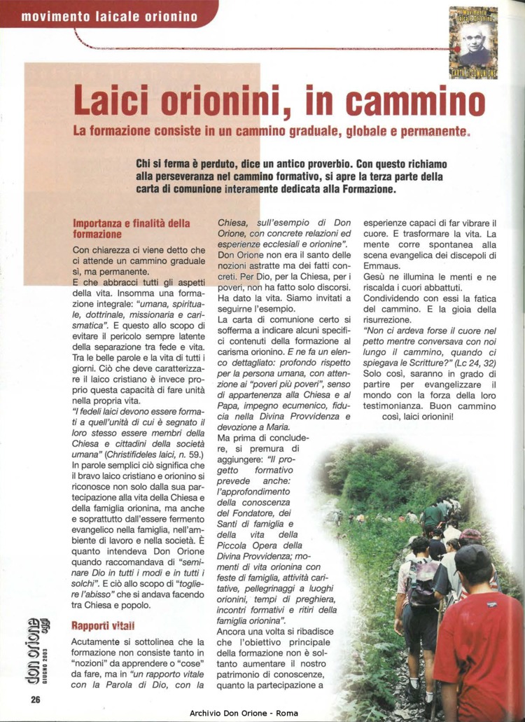 Don Orione oggi, 2003, 06, pagina 26