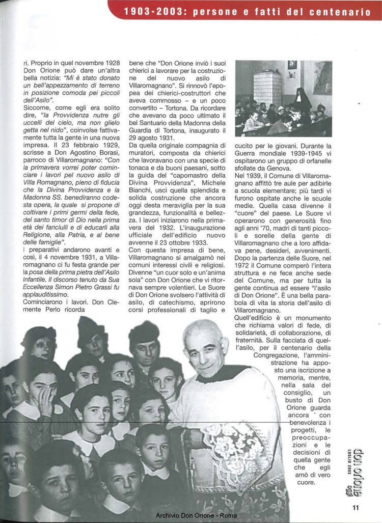 Don Orione oggi, 2003, 07, pagina 11