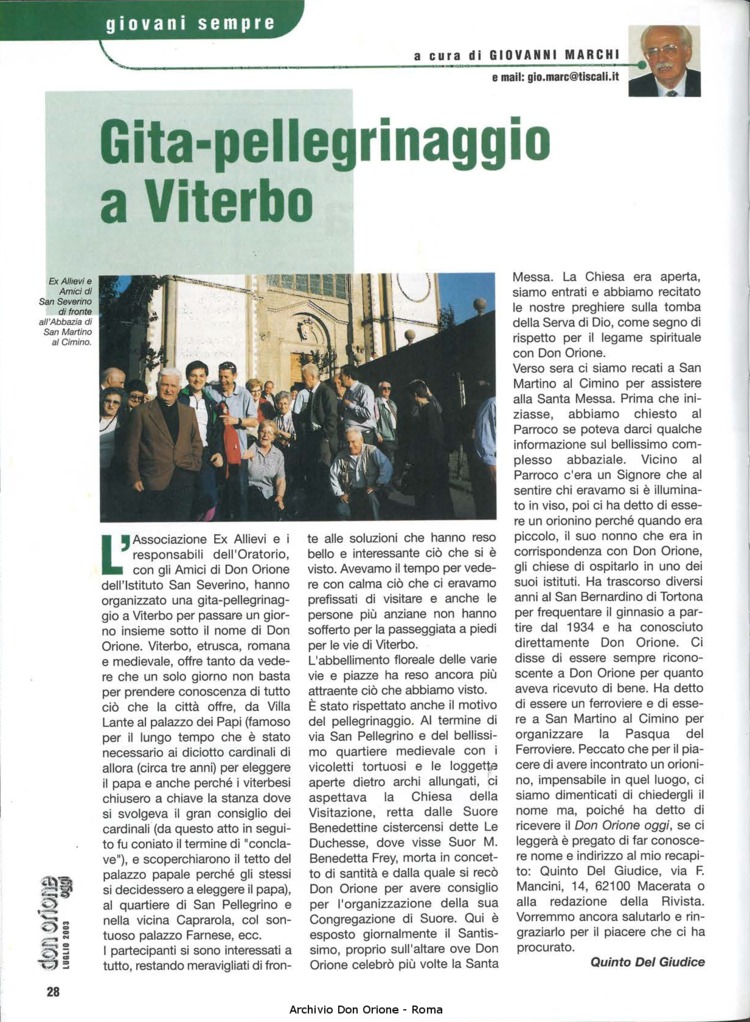 Don Orione oggi, 2003, 07, pagina 28