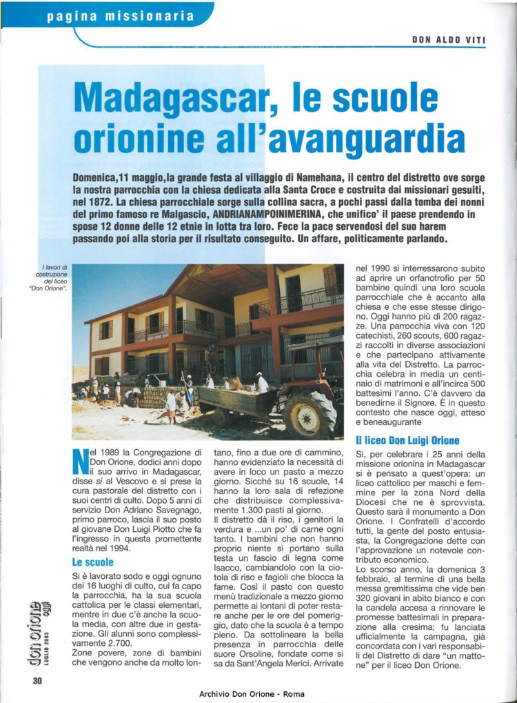 Don Orione oggi, 2003, 07, pagina 30