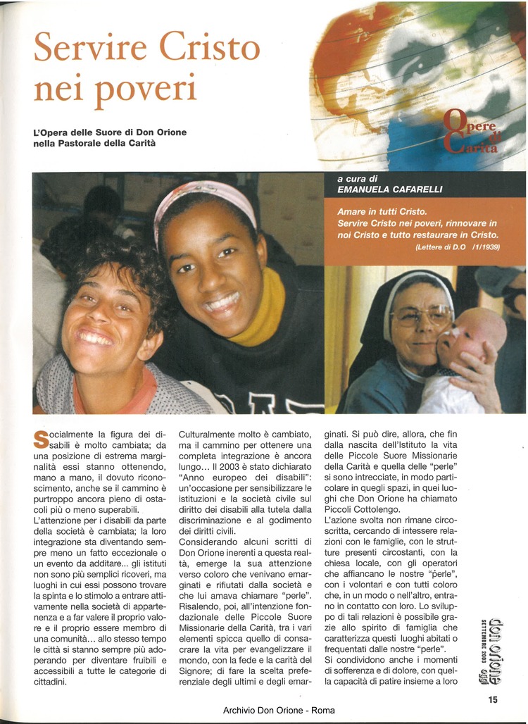 Don Orione oggi, 2003, 08, pagina 15
