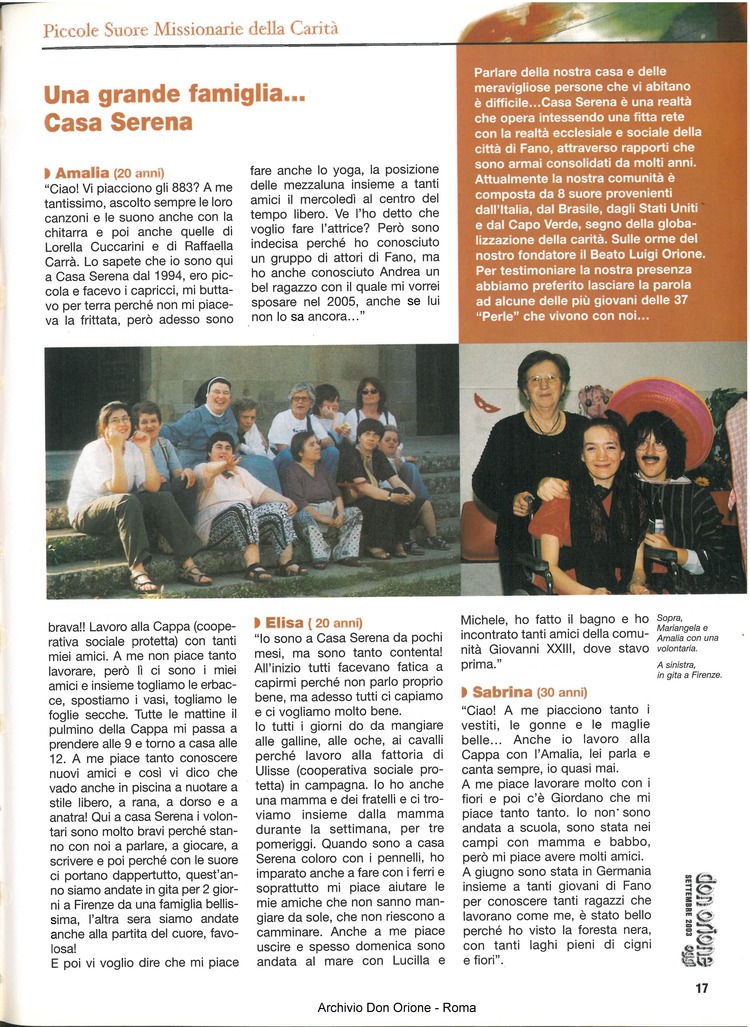 Don Orione oggi, 2003, 08, pagina 17