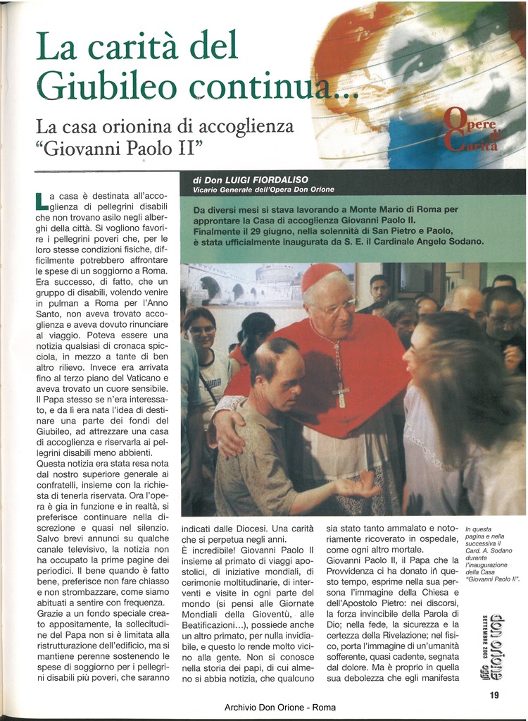 Don Orione oggi, 2003, 08, pagina 19