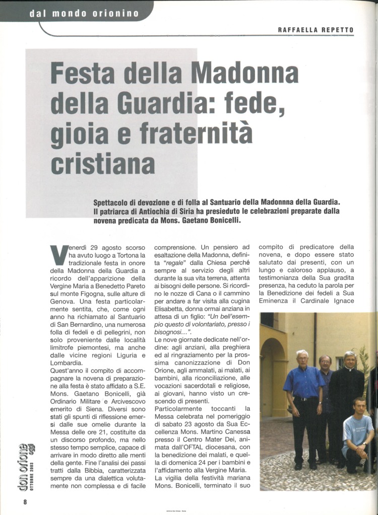 Don Orione oggi, 2003, 09, pagina 8