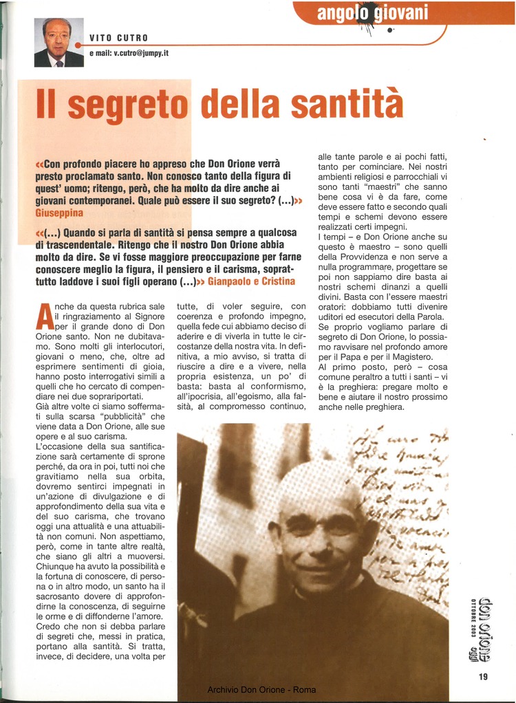 Don Orione oggi, 2003, 09, pagina 19