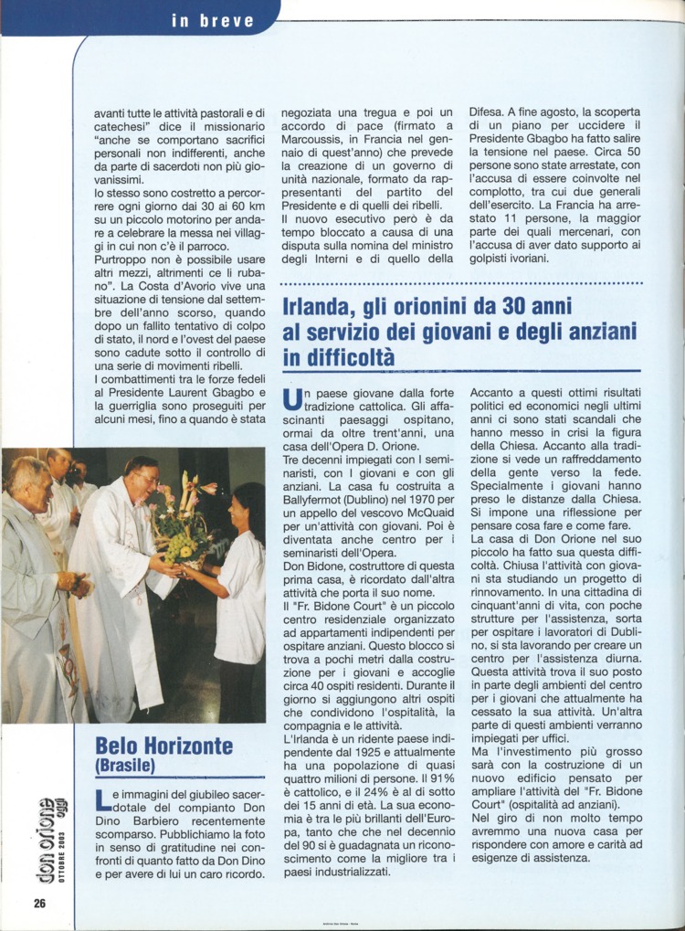 Don Orione oggi, 2003, 09, pagina 26