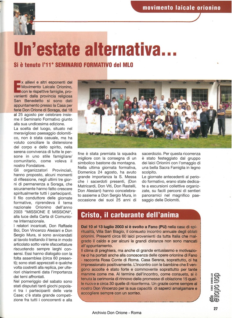 Don Orione oggi, 2003, 09, pagina 27