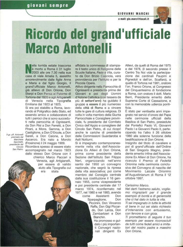 Don Orione oggi, 2003, 09, pagina 28