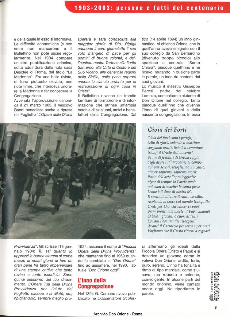 Don Orione oggi, 2003, 10, pagina 9