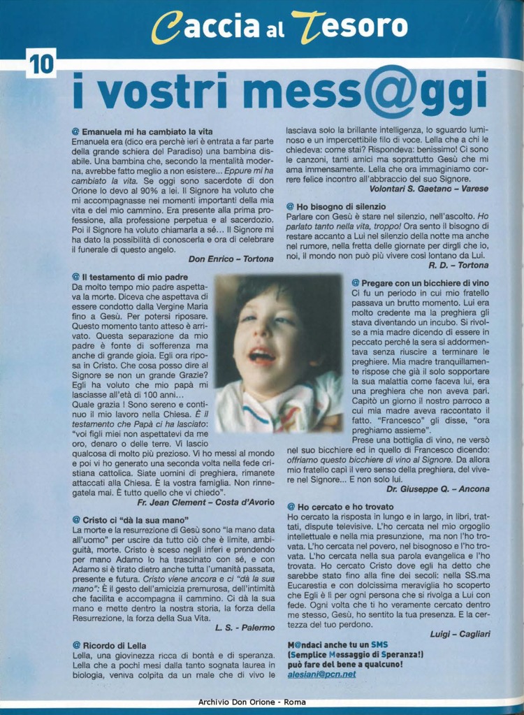 Don Orione oggi, 2003, 10, pagina 18
