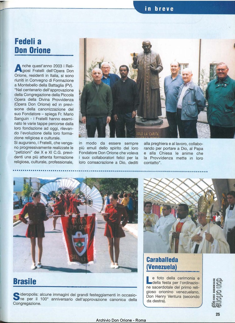 Don Orione oggi, 2003, 10, pagina 25