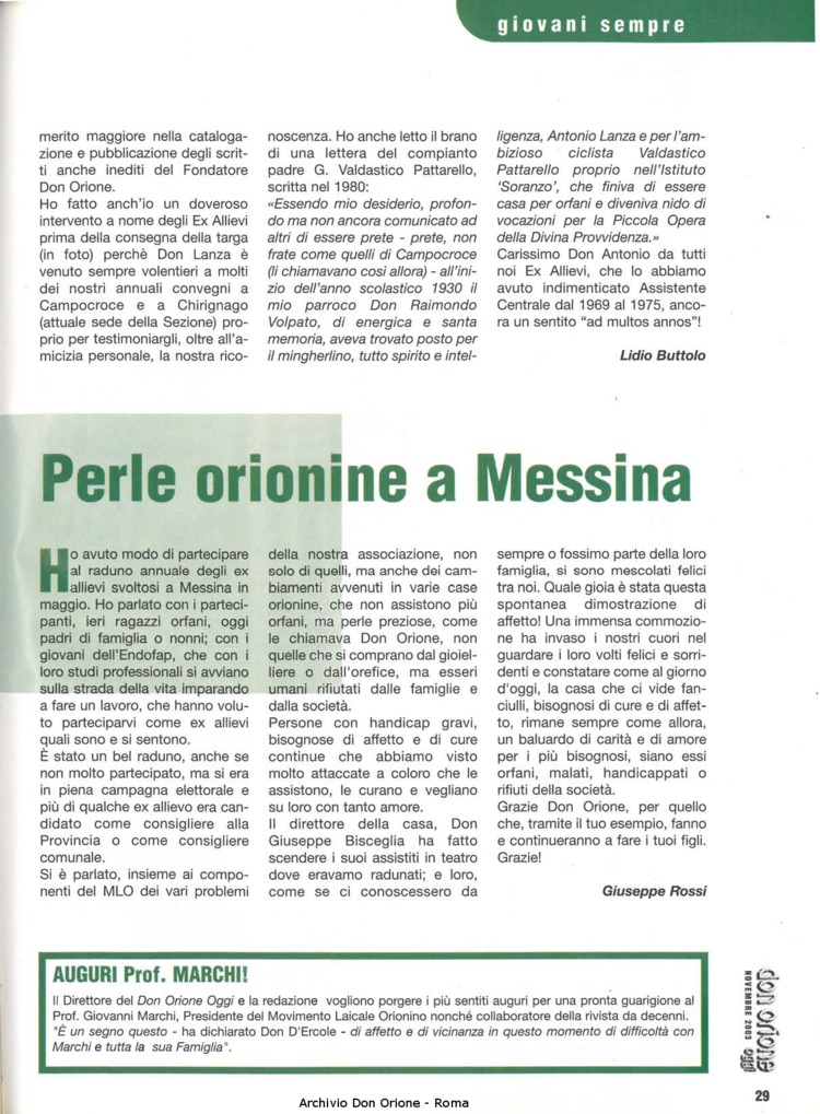 Don Orione oggi, 2003, 10, pagina 29