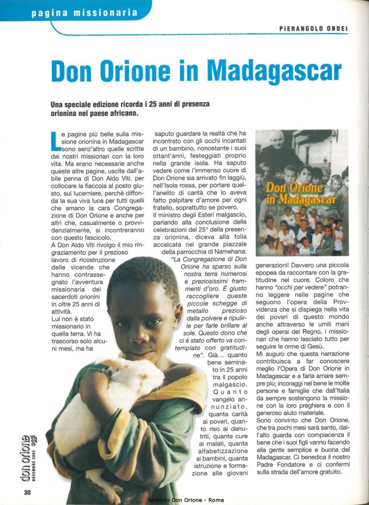 Don Orione oggi, 2003, 10, pagina 30