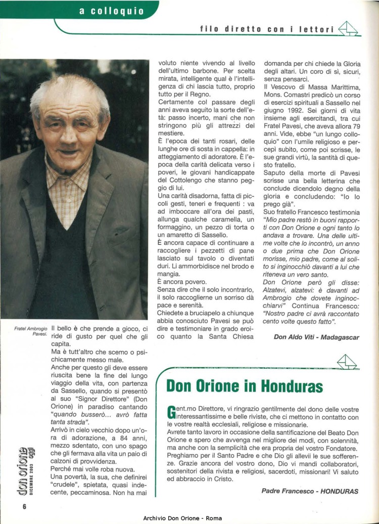 Don Orione oggi, 2003, 11, pagina 6