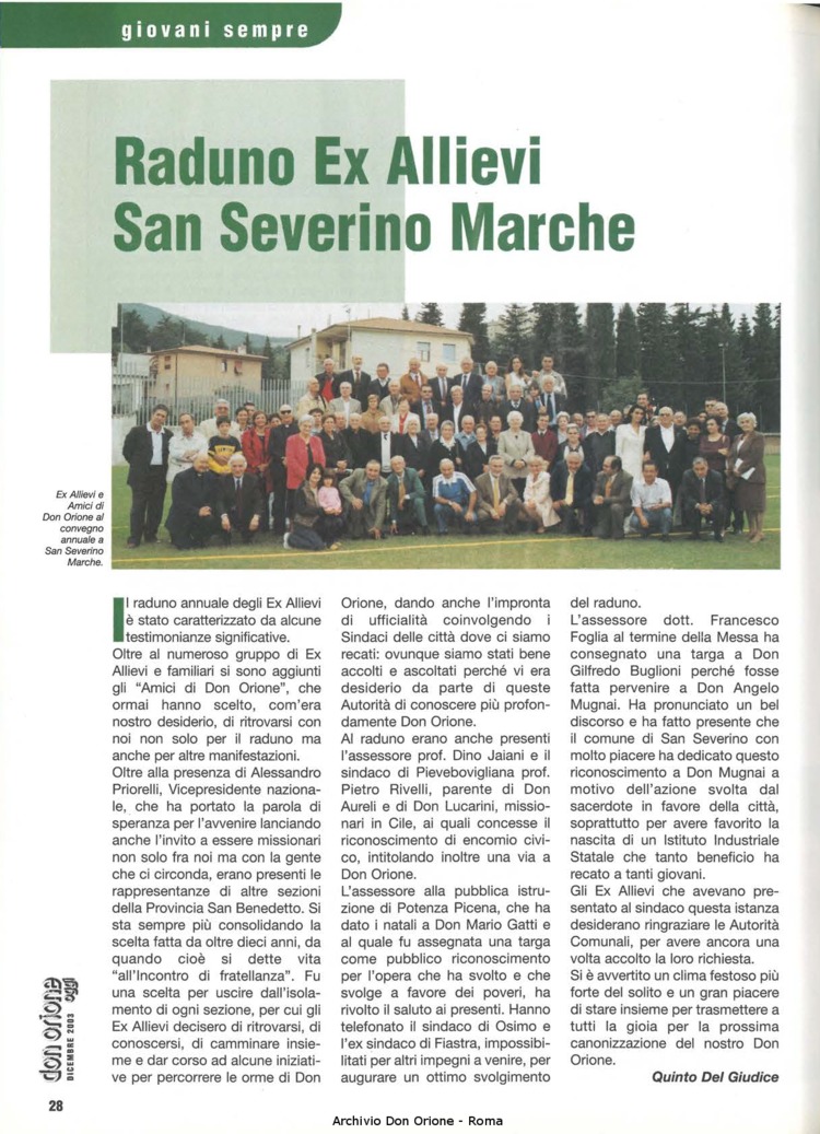 Don Orione oggi, 2003, 11, pagina 28