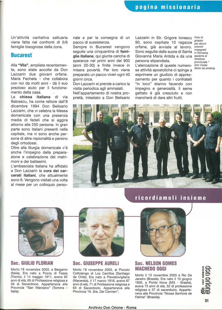 Don Orione oggi, 2003, 11, pagina 31