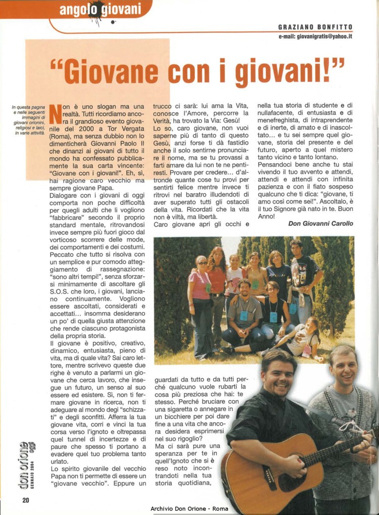 Don Orione oggi, 2004, 01, pagina 20